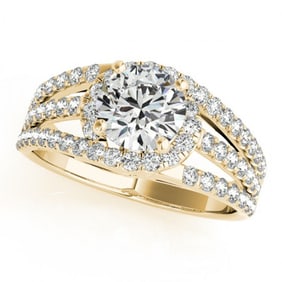 1 ctw Certified VS/SI Diamond Ring 18k Yellow Gold