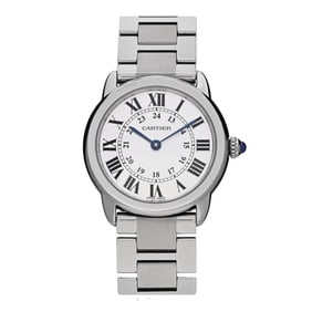 Cartier Stainless Steel 29mm Ronde Solo