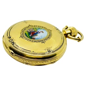 Breitling Laederich Antique Pocket Watch 18k