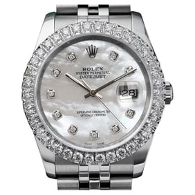 Rolex Datejust New Style Custom Diamond