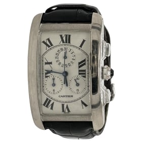 Cartier Tank Americaine 2312 Chronograph 18k