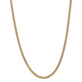 14k Yellow Gold 4.3 mm Solid