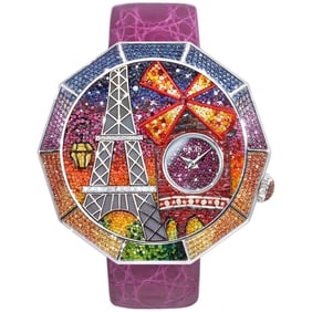 Automatic Watch White Gold White Diamonds