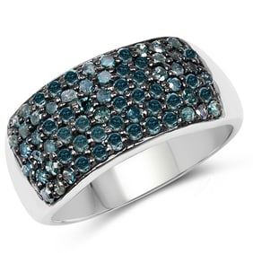 1.17 CT Genuine Blue Diamond 14K
