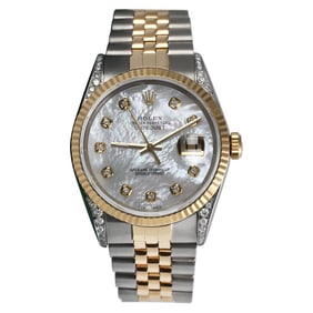 Rolex Datejust Two Tone Vintage Fluted