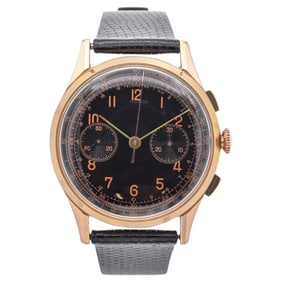 Vintage 14k Rose Gold Landeron L48