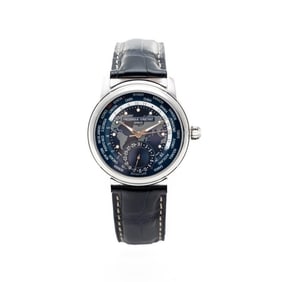 Frederique Constant Classic Worldtimer 42 Blue