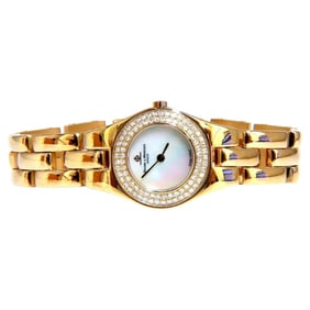 Baume Mercier Ladies Diamond Gold Watch