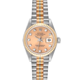 Rolex President Tridor White Yellow Rose