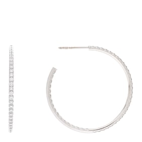 Tiffany 18K White Gold Diamond Large