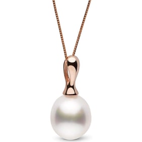 White South Sea Drop-Shape Ballerina Collection Pearl Pendant