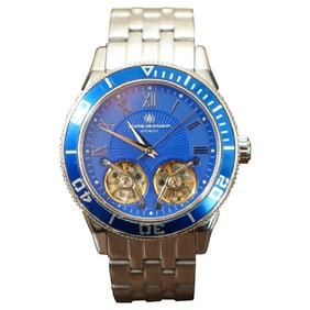 Electric Blue Mathis Montabon Chronograph Wristwatch