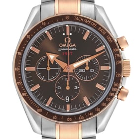 Omega Speedmaster Steel Rose Gold Watch