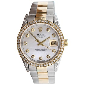 Rolex Two Tone White Mother of