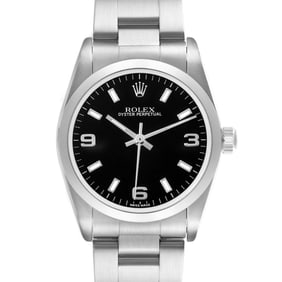 Rolex Oyster Perpetual Midsize Black Dial