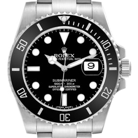 Rolex Submariner Date Black Dial Steel