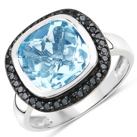 5.23 CT Genuine Swiss Blue Topaz