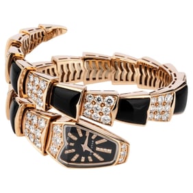 Bulgari Rose Gold Serpenti Jewellery Scaglie