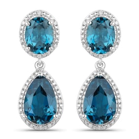 11.45 CT Genuine London Blue Topaz