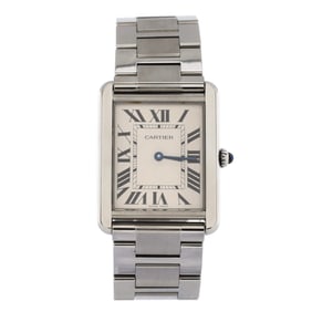 Cartier Tank Solo Quartz Watch Stainless
