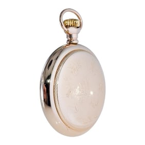 Waltham Yellow Gold Filled Open Faced