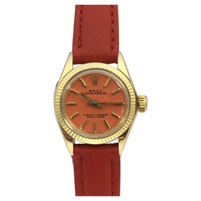 Vintage Rolex Yellow Gold Automatic Coral
