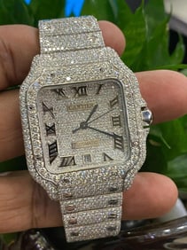 Cartier Santos Large Customized Watch
