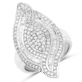 1.22 CT Genuine White Diamond 14K