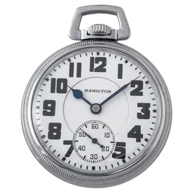 Hamilton Double Roller 992e Pocket Watch