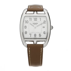 Hermes Stainless Steel Swift 33mm Cape