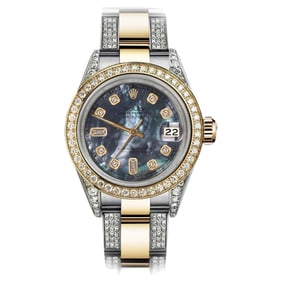 Rolex Datejust MOP Diamond Dial Baguette