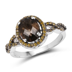 1.91 CT Genuine Smoky Quartz &