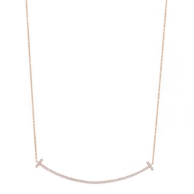 Tiffany 18K Rose Gold Diamond Large
