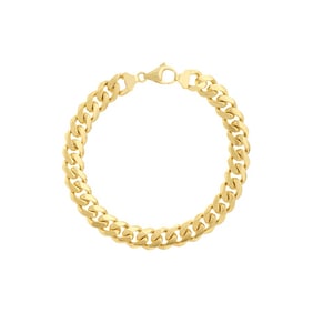 14K Yellow Gold 11 mm Curb