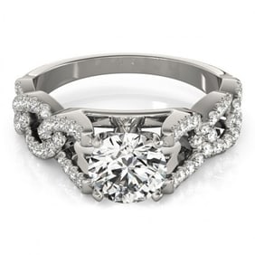 1.5 ctw Certified VS/SI Diamond Ring 18k White Gold