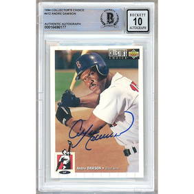 andre dawson boston red sox signed (1 of 5)