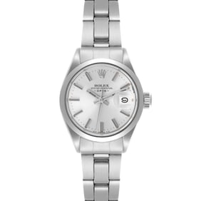 Rolex Date Silver Sigma Dial Steel