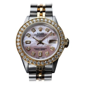 Ladies Rolex Datejust Vintage Diamond Bezel