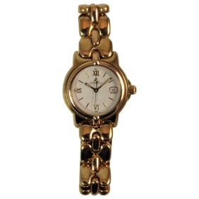 Bertolucci Yellow Gold Date Bracelet Wristwatch