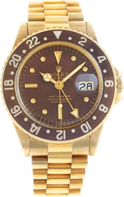 Rolex GMT-Master 1675 18k Brown dial
