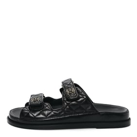 Chanel Lambskin Quilted Velcro Dad Chain