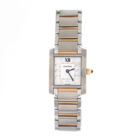 Cartier Tank Francaise Quartz Watch Stainless
