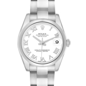 Rolex Datejust Midsize Steel White Roman