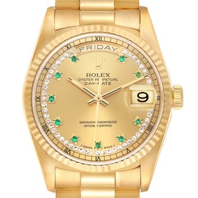 Rolex President Day-Date Yellow Gold String