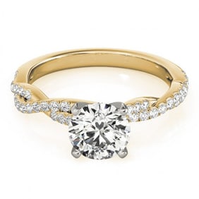 1.25 ctw Certified VS/SI Diamond Ring 18k Yellow Gold