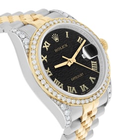 Rolex Datejust 36 Gold/Steel 116233 Black