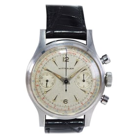 Wittnauer Stainless Steel Art Deco Style