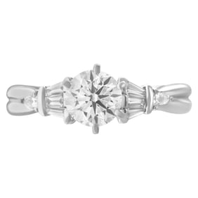Egl certified, 1.00 carat round brilliant