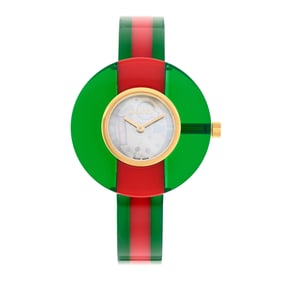 Gucci Stainless Steel Plexiglass Mother of