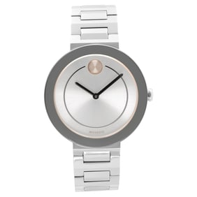 Movado Bold Stainless Steel Silver Dial